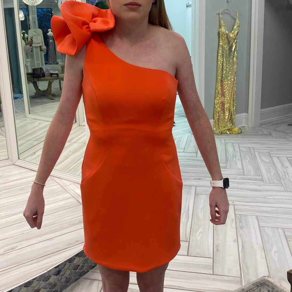 Coral Cocktail dress